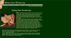 Desktop Screenshot of michaelsheawoodcarving.com