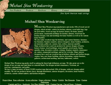 Tablet Screenshot of michaelsheawoodcarving.com
